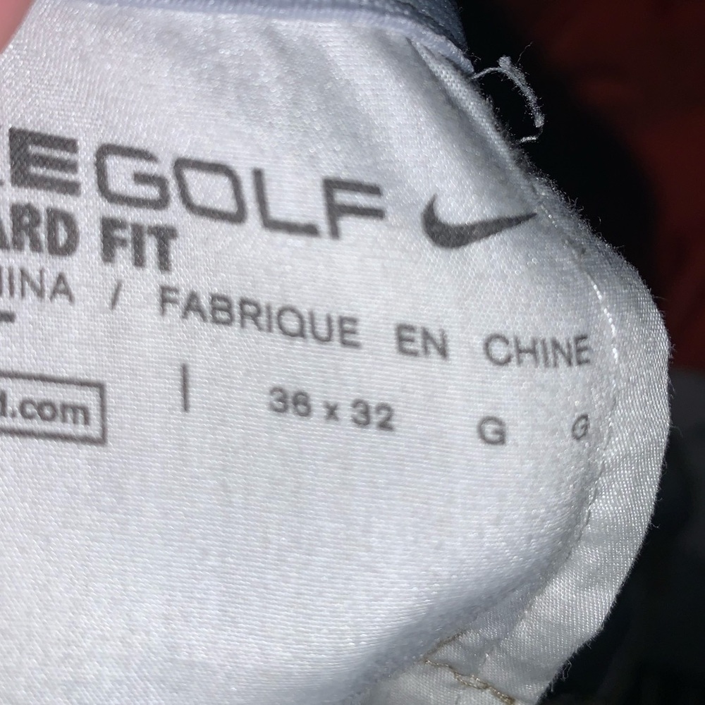 NIKE performance khaki golf polyester pants MENS size 36 X 32 - Picture 5 of 15